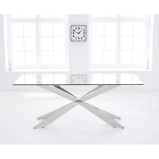 Juniper 200cm Glass Dining Table Table Juniper