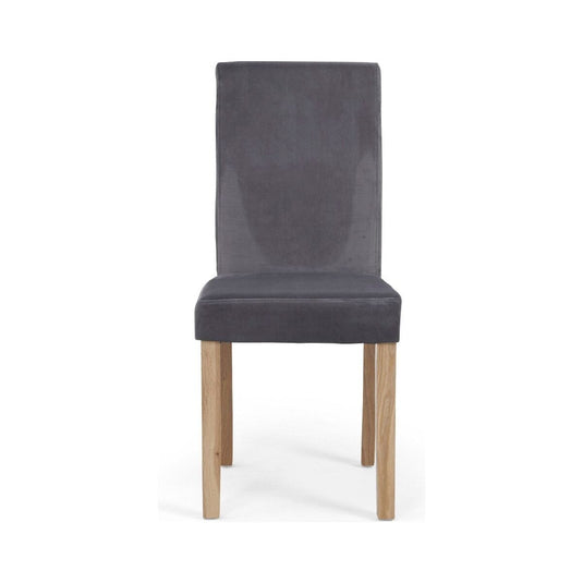 Lila Grey Velvet Dining Chairs Dining Chairs Lila