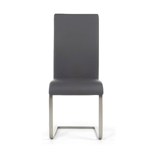 Austin Grey Faux Leather Dining Chairs Dining Chairs Austin
