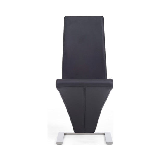 Hampstead Z Black Faux Leather Dining Chairs Dining Chairs Hampstead