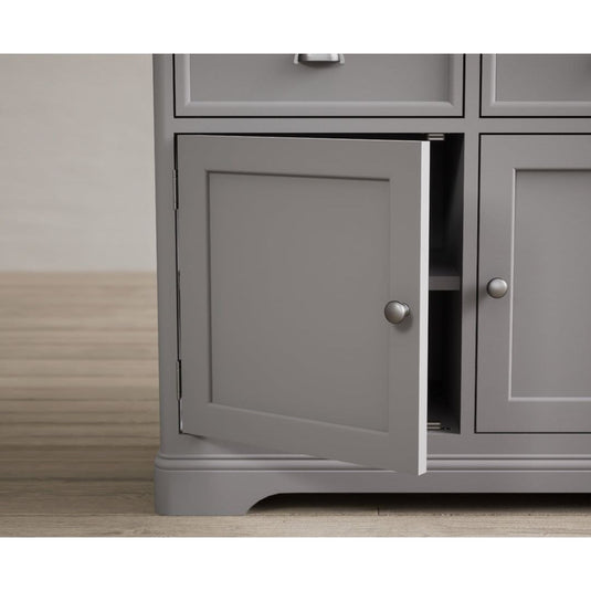 Bridstow Oak and Light Grey Painted Large Sideboard Sideboards Bridstow