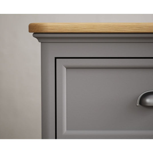 Bridstow Oak and Light Grey Painted Large Sideboard Sideboards Bridstow