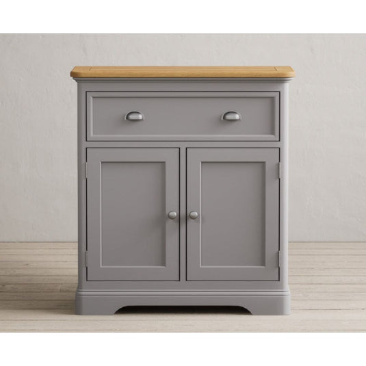 Bridstow Oak and Light Grey Painted Hallway Sideboard Sideboards Bridstow