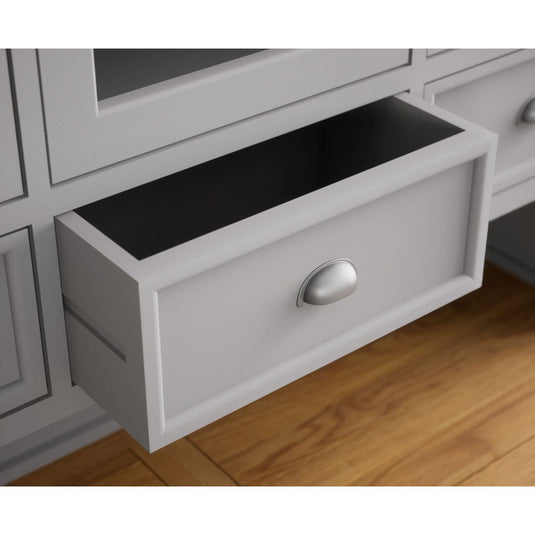 Bridstow Oak and Light Grey Painted Large Dresser Dresser Bridstow