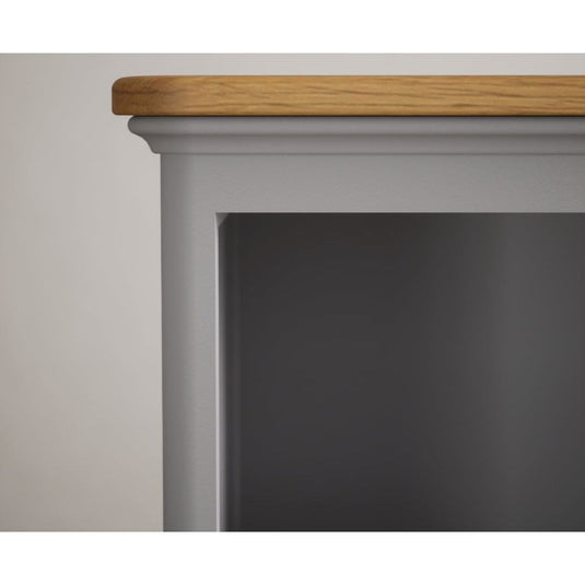 Bridstow Oak and Light Grey Painted 5 Drawer Tallboy Storage Bridstow