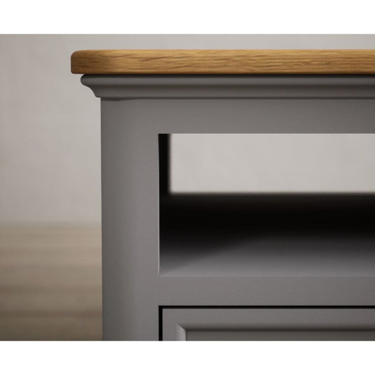 Bridstow Oak and Light Grey Painted 4 Drawer Coffee Table Occasionals Bridstow