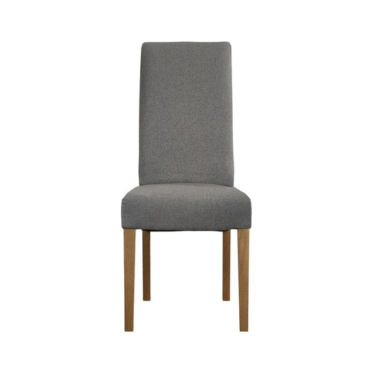 Scroll Back Charcoal Grey Fabric Dining Chairs Dining Chairs Painted