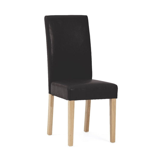 Olivia Black Faux Leather Dining Chairs Dining Chairs Olivia