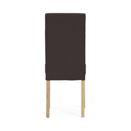 Olivia Black Faux Leather Dining Chairs Dining Chairs Olivia