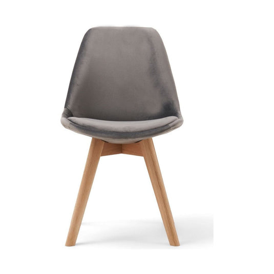 Orson Grey Velvet Dining Chairs Dining Chairs Orson