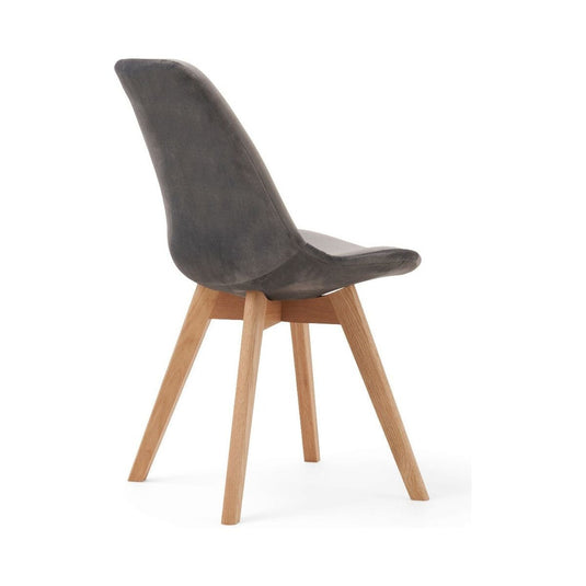 Orson Grey Velvet Dining Chairs Dining Chairs Orson