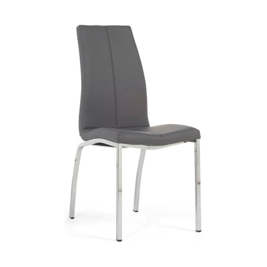 Cavello Charcoal Grey Faux Leather Dining Chairs Dining Chairs Cavello