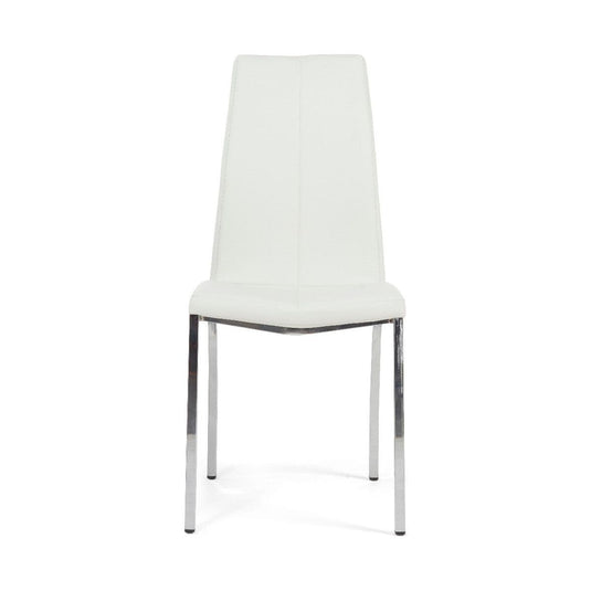 Cavello Ivory White Faux Leather Dining Chairs Dining Chairs Cavello