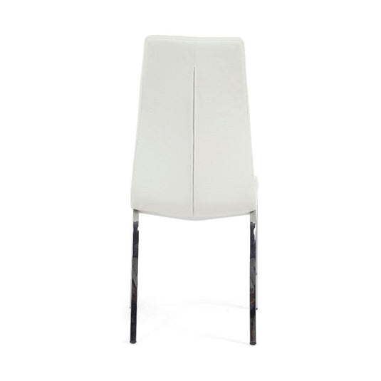 Cavello Ivory White Faux Leather Dining Chairs Dining Chairs Cavello