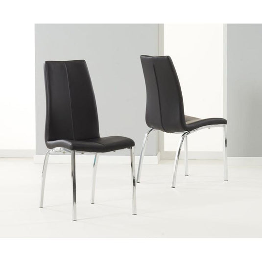 Cavello Black Faux Leather Dining Chairs Dining Chairs Cavello