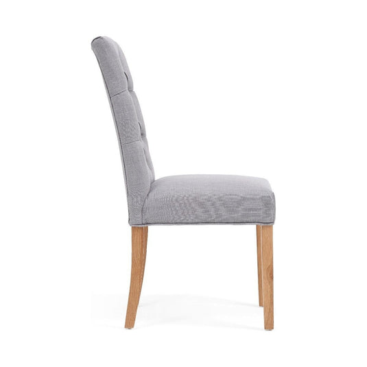 Isabella Grey Fabric Dining Chairs Dining Chairs Isabella
