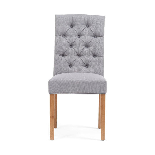 Isabella Grey Fabric Dining Chairs Dining Chairs Isabella