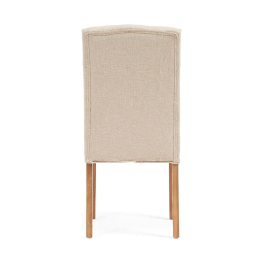 Isabella Cream Fabric Dining Chairs Dining Chairs Isabella