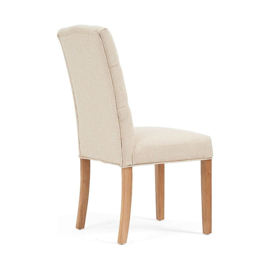 Isabella Cream Fabric Dining Chairs Dining Chairs Isabella