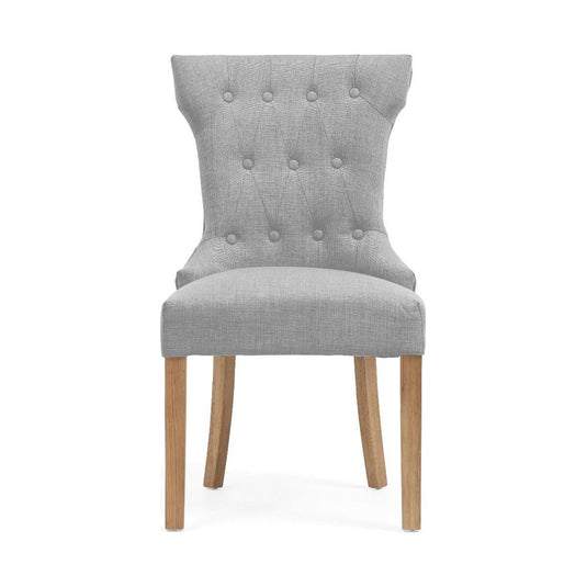 Clara Grey Fabric Dining Chairs Dining Chairs Clara