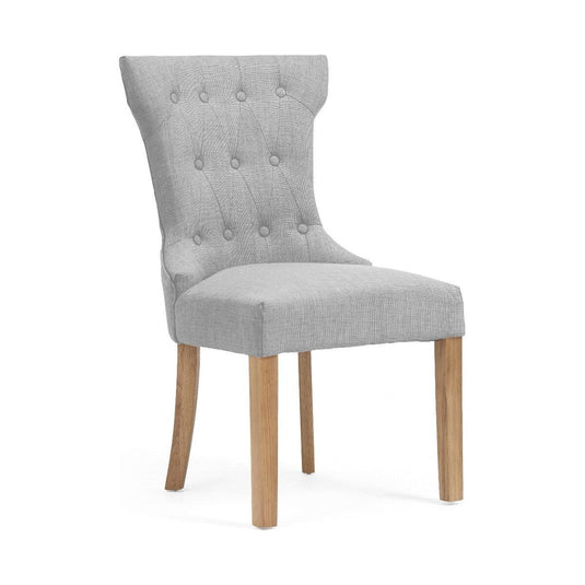 Clara Grey Fabric Dining Chairs Dining Chairs Clara