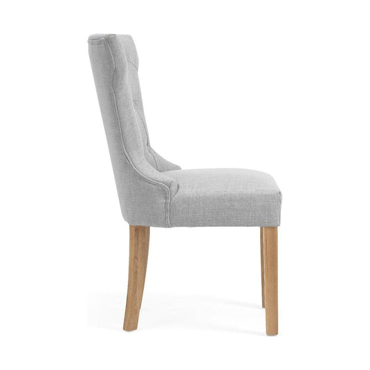 Clara Grey Fabric Dining Chairs Dining Chairs Clara