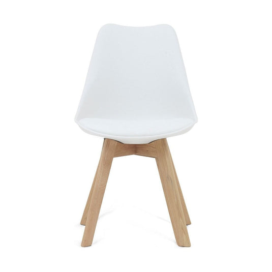 Orson White Faux Leather Dining Chairs Dining Chairs Orson