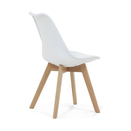 Orson White Faux Leather Dining Chairs Dining Chairs Orson