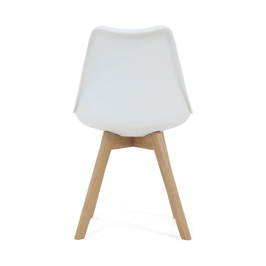 Orson White Faux Leather Dining Chairs Dining Chairs Orson