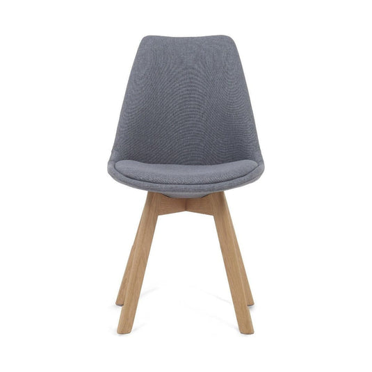 Duke Dark Grey Fabric Dining Chairs Dining Chairs Duke
