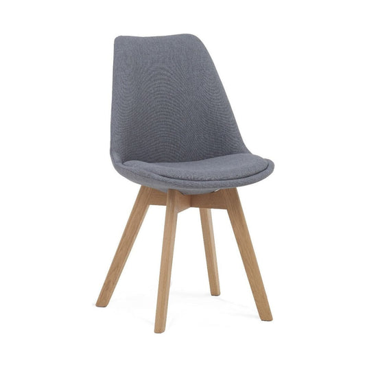 Duke Dark Grey Fabric Dining Chairs Dining Chairs Duke