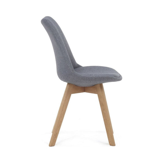 Duke Dark Grey Fabric Dining Chairs Dining Chairs Duke