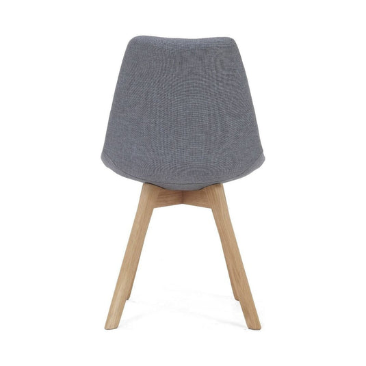 Duke Dark Grey Fabric Dining Chairs Dining Chairs Duke