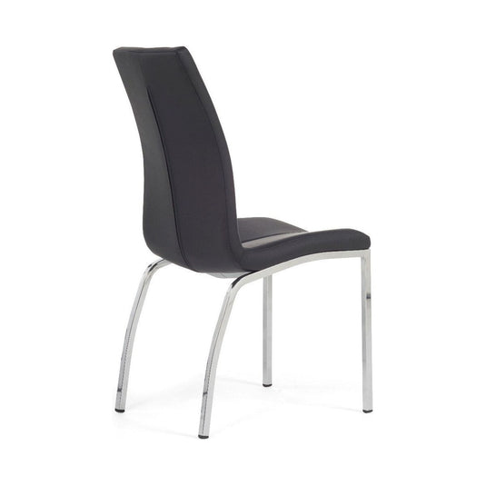 Cavello Black Faux Leather Dining Chairs Dining Chairs Cavello