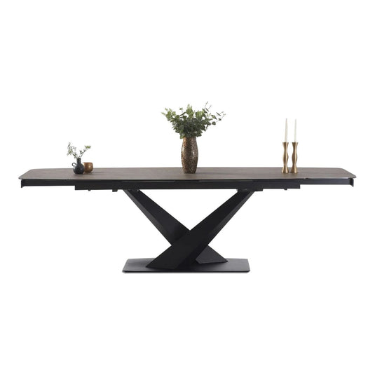 Jacob 180cm Extending Mink Ceramic Dining Table