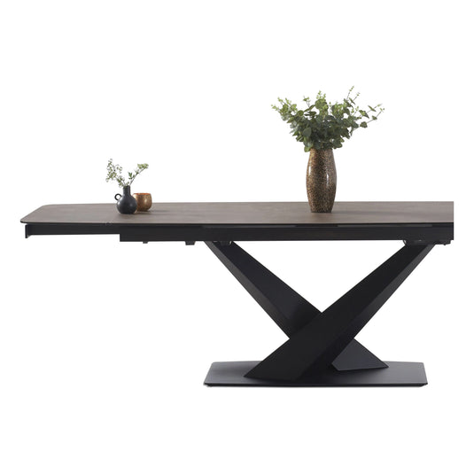 Jacob 180cm Extending Mink Ceramic Dining Table