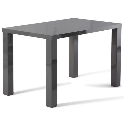 Atlanta 160cm Dark Grey High Gloss Dining Table Table Atlanta 