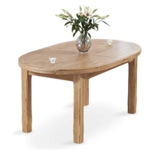 Extending Oak Oval Dining Table