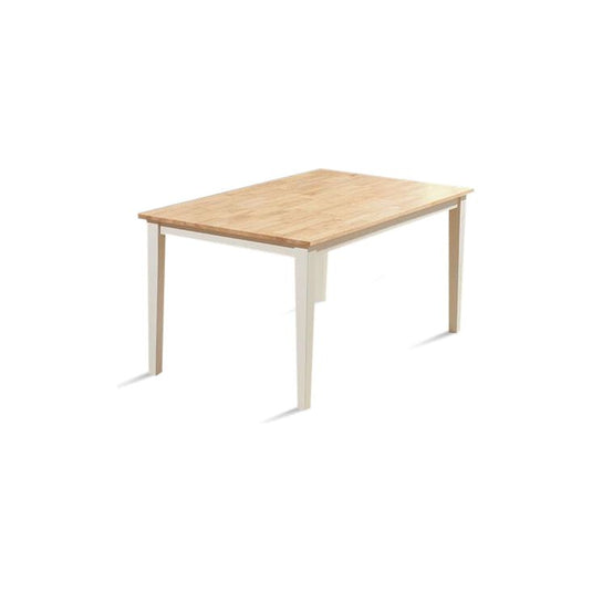 Faversham 150cm Cream and Oak Painted Dining Table