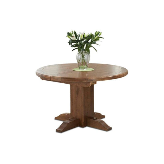 Hoxton Dark Oak Extending Pedestal Dining Table