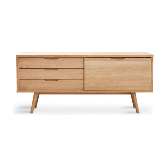 Luis Retro Oak Sideboard