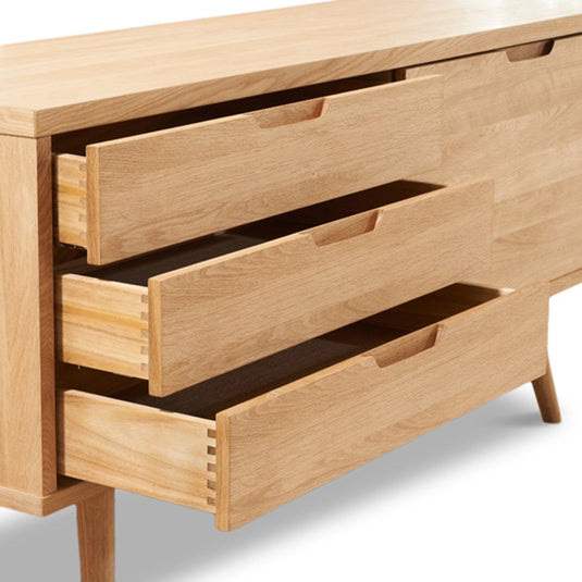 Luis Retro Oak Sideboard