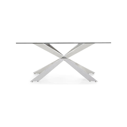 Juniper 160cm Glass Dining Table