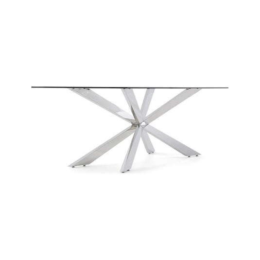 Juniper 160cm Glass Dining Table