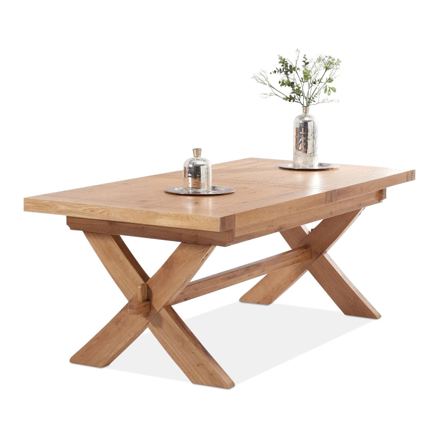 Extending 200cm Oak Dining Table