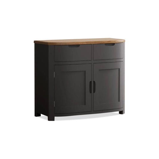 Brahms Oak and Charcoal Painted Small Sideboard