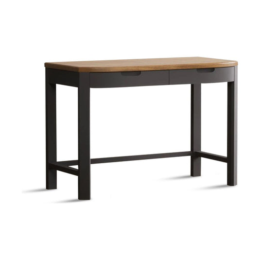 Brahms Oak and Charcoal Painted Compact Desk