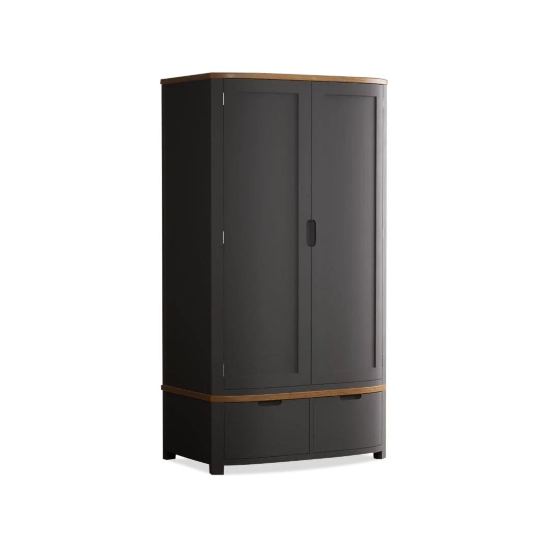 Oak Painted Double Wardrobe