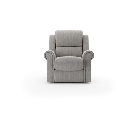 Aldbourne Silver Fabric Recliner Armchair