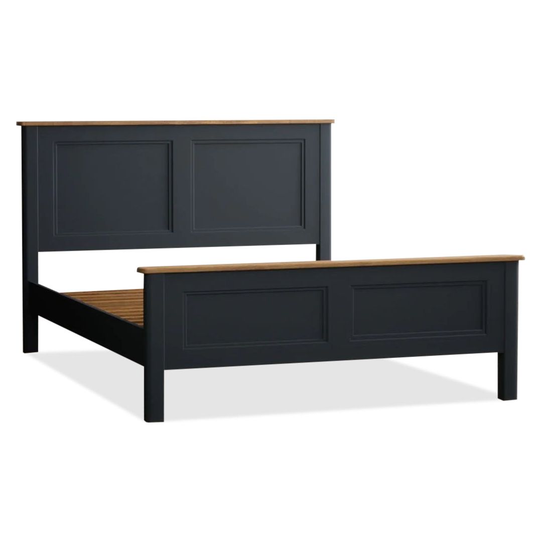 Oak Painted Kingsize Bed